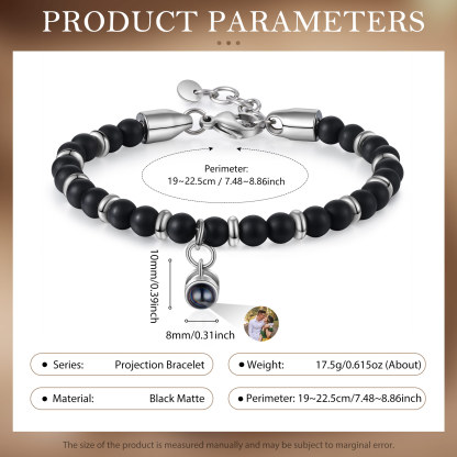 Personalised Projection Bracelet Custom Photo Bracelets Adjustable Bracelet Creative Gift for Him/Her-Jessemade AU