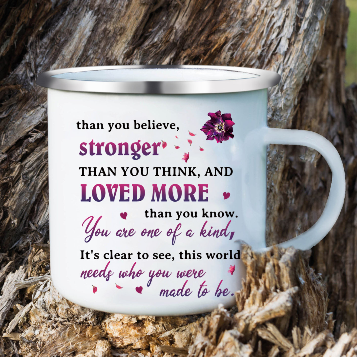 To My Beautiful Sister Mug Enamel Cup "Near Or Far, Through Rain Or Snow, I'll Always Love You" Gifts for Sisters/Friends-Jessemade AU