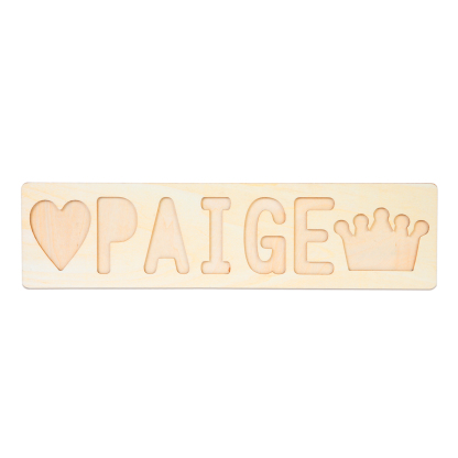 Personalised Kid's Wooden Name Alphabet Puzzle Toy for Toddlers Early Learning Child Toy-Jessemade AU