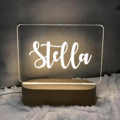 Personalised Children's Nursery Lamp-Jessemade AU