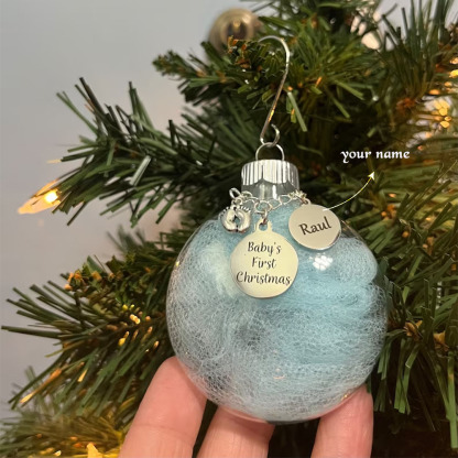 Customised Name Christmas Ornament Christmas Tree Decor - Baby's First Christmas-Jessemade AU