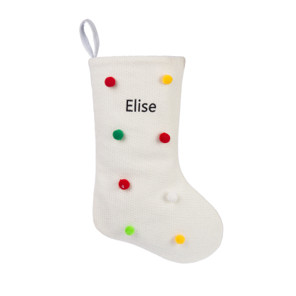 Customised 1 Name Christmas Stocking Ornament Fireplace Decorations Personalised Christmas Gift for Family Friends-Jessemade AU