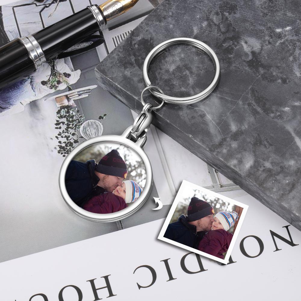 Personalised Keychain Engraved Photo Keychain Gifts For Him-Jessemade AU