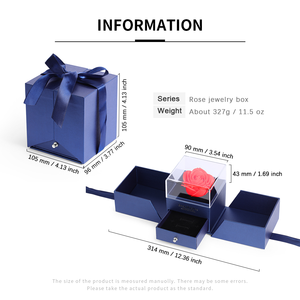 Jessemade Exquisite Gift Box-Rose Jewelry Box-Jessemade AU