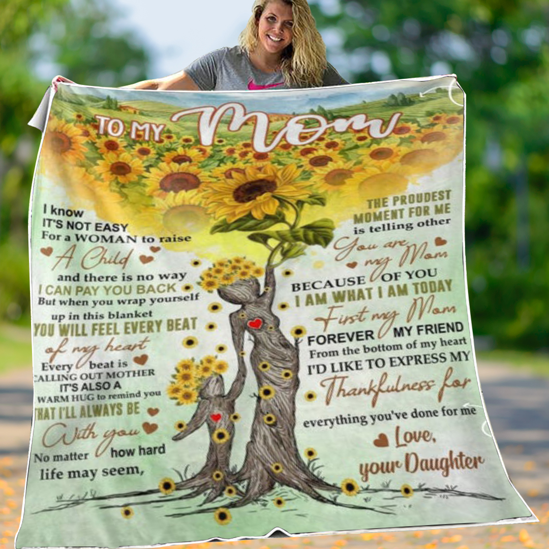 To My Mom, Flannel Blanket,I know it's not easy for a woman to raise a child-Jessemade AU