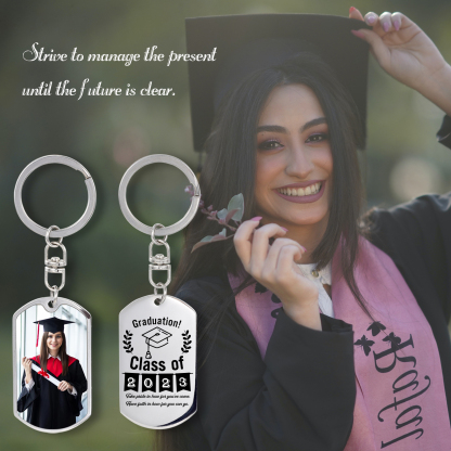 Graduation Keychain Personalised Photo Keychain for Her/Him-Jessemade AU