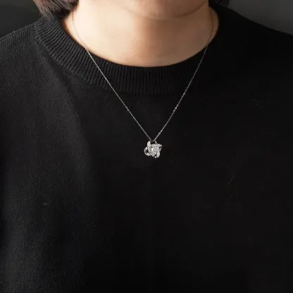 To My Stepdaughter - S925 Love Knot Necklace "Love Made You My Daughter" Gifts For Daughter-Jessemade AU