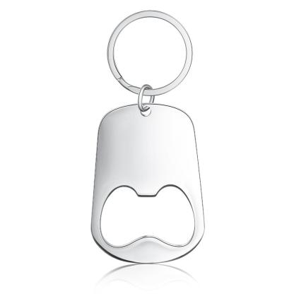 Custom Photo Keychain Personalised Bottle Opener Photo Engraved Gift for Father-Jessemade AU