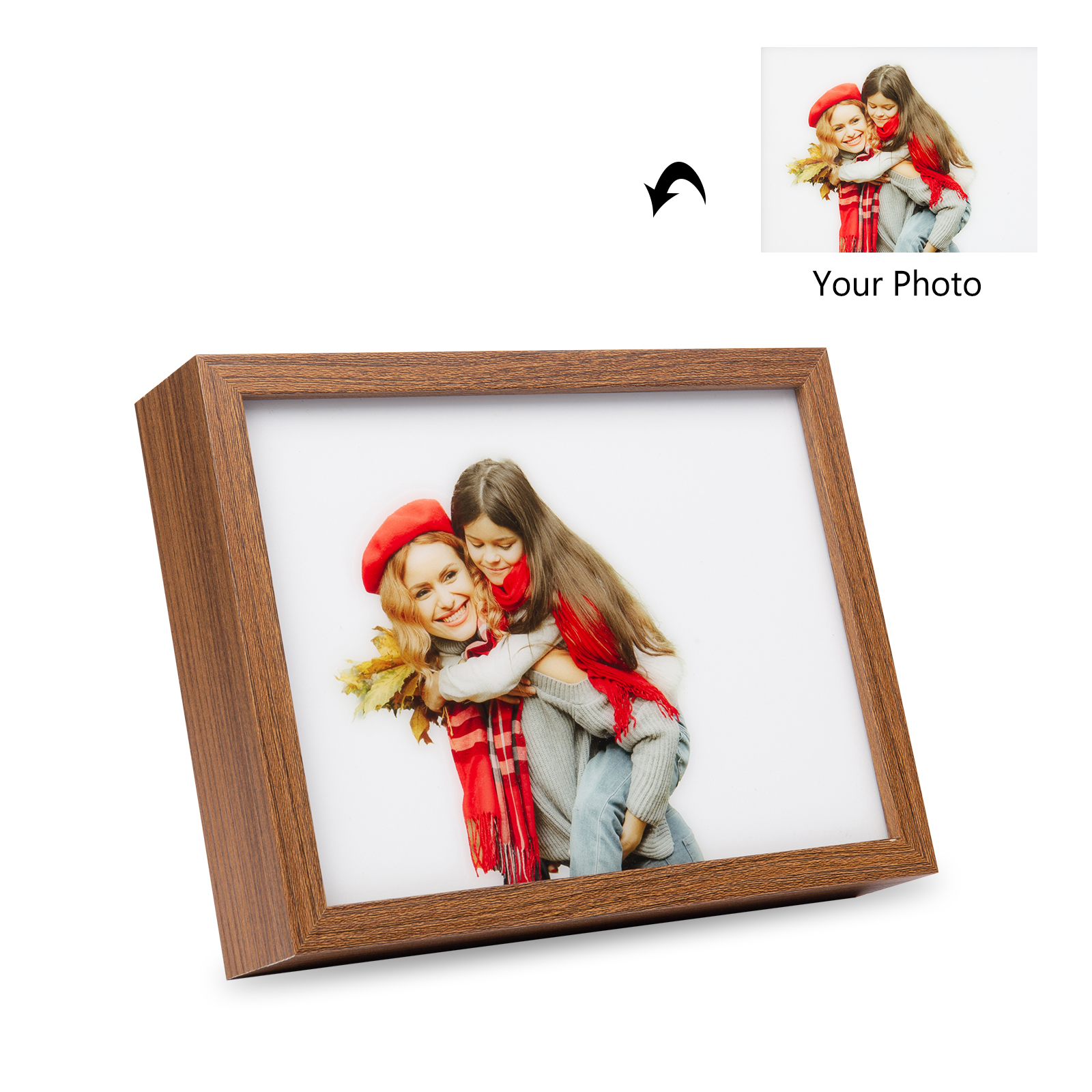 Personalised Photo Frame Night Light Changeable Colour Lamp Home Decor Personalised Gifts for Family Friends-Jessemade AU