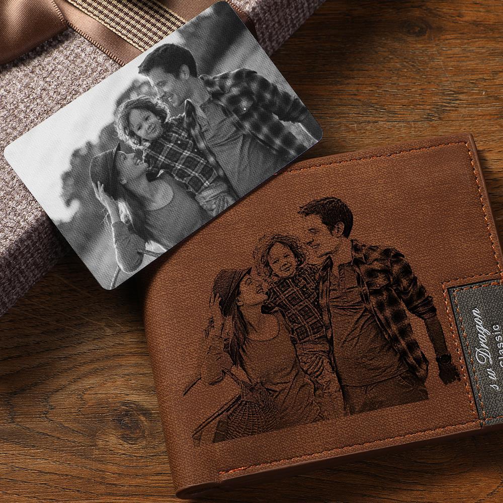 Personalised Wallet Photo Card Wallet Insert Gift for Husband-Jessemade AU