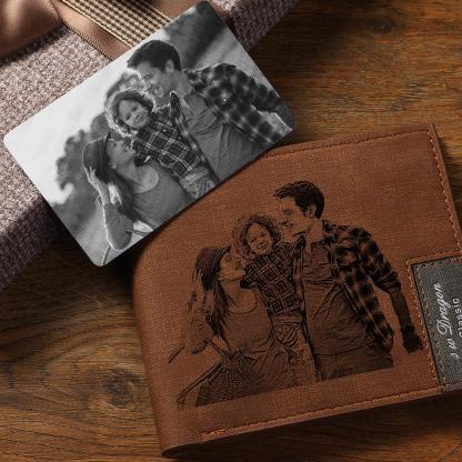 Personalised Wallet Photo Card Wallet Insert Gift for Husband-Jessemade AU