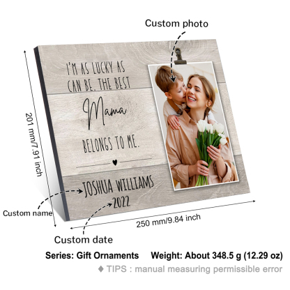 Personalised Picture Board Customised Photos Keepsake Wood Signs Photo Frame Gifts For Mother-Jessemade AU