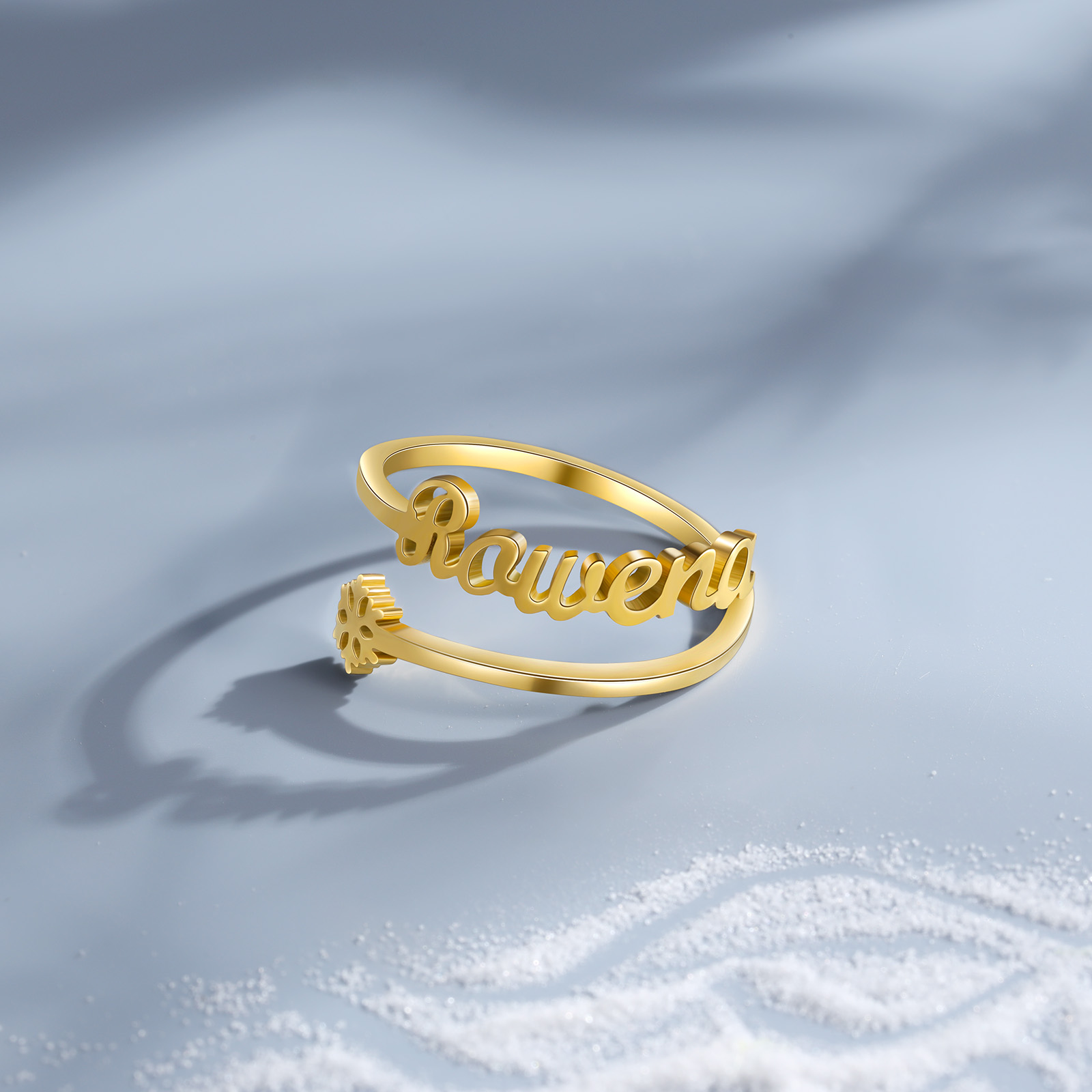 Name Ring Personalised 1 Name Adjustable Rings-Jessemade AU