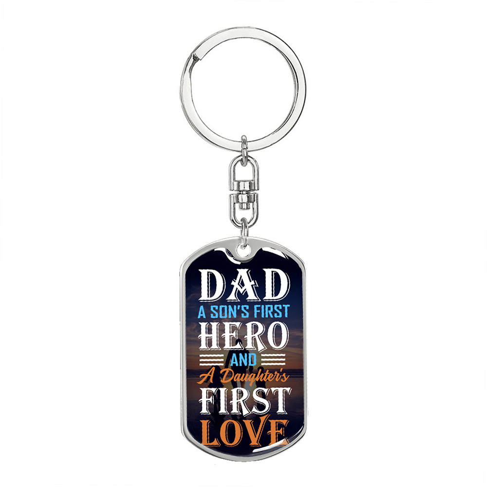 Personalised Message Keychain Custom Text Keyring for Him-Jessemade AU
