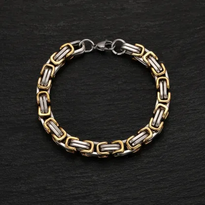 Father's Day Gifts Cuban Link Bracelet Stainless Steel Bracelet I Love You, Dad Sentimental Gift-Jessemade AU