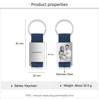Personalised Keychain Custom photo Keychain Gifts For Him-Jessemade AU