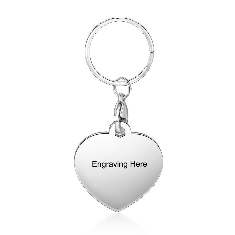 Personalised Keychain Engraved Photo Keychain Gifts For Him-Jessemade AU