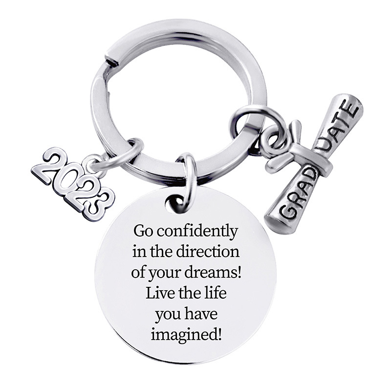 Class of 2023 Graduation Keychain Graduation Gifts for Kids/Good Friend-Jessemade AU