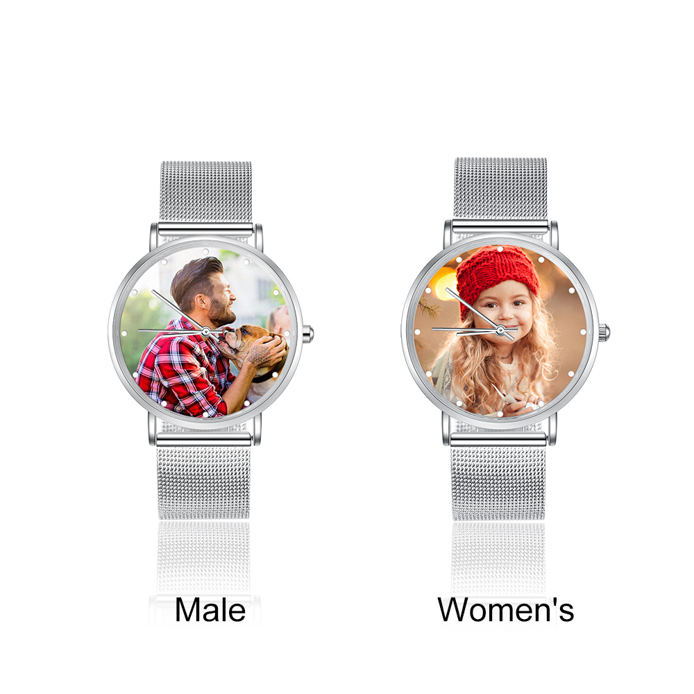 Personalised Photo Watch Custom Picture Watch Gifts For Men-Jessemade AU