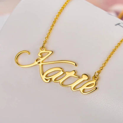 Personalised Necklace Custom 1 Name Necklace Gift For Women-Jessemade AU