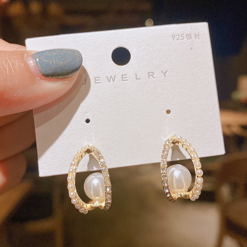 Pearl Stud Earrings Gifts For Her-Jessemade AU