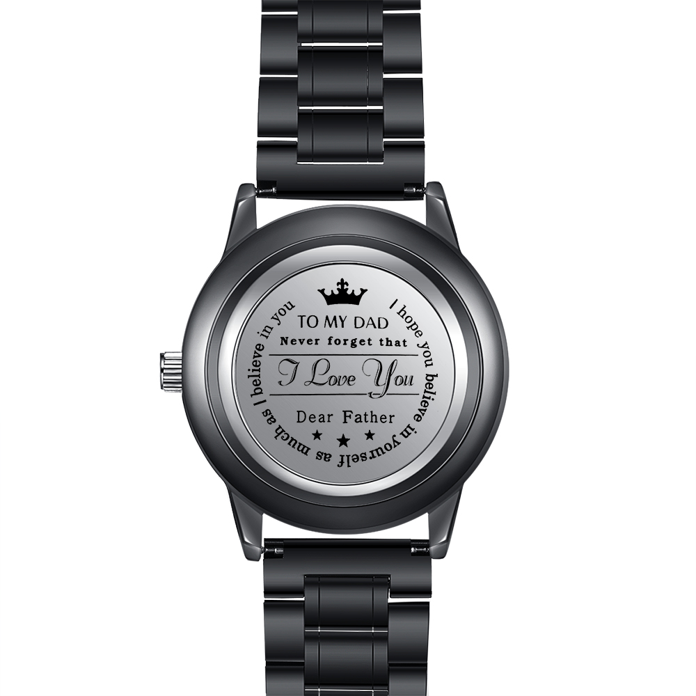 Personalised Photo Watch Custom 3 Photos Mechanical Watch Gifts for Him-Jessemade AU