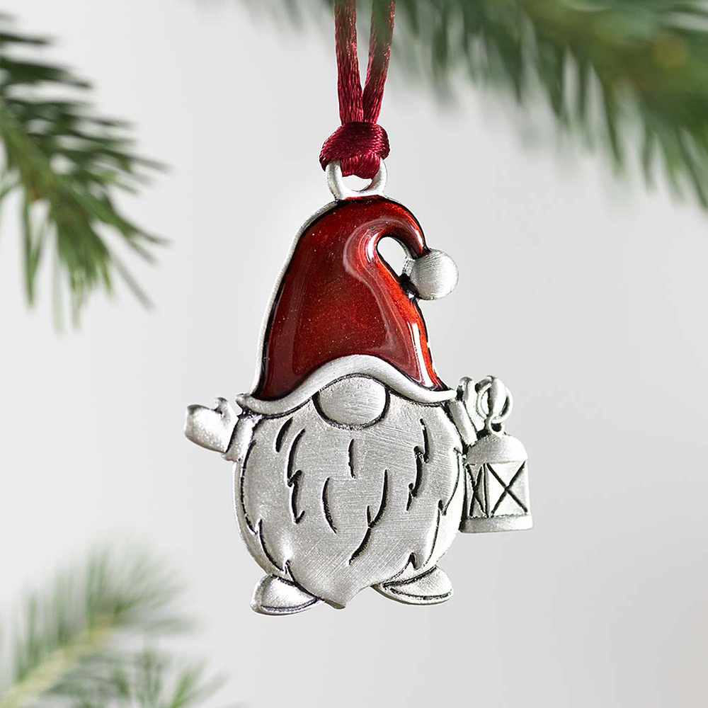 Solid Pewter Christmas Tree Ornament Gifts for Family