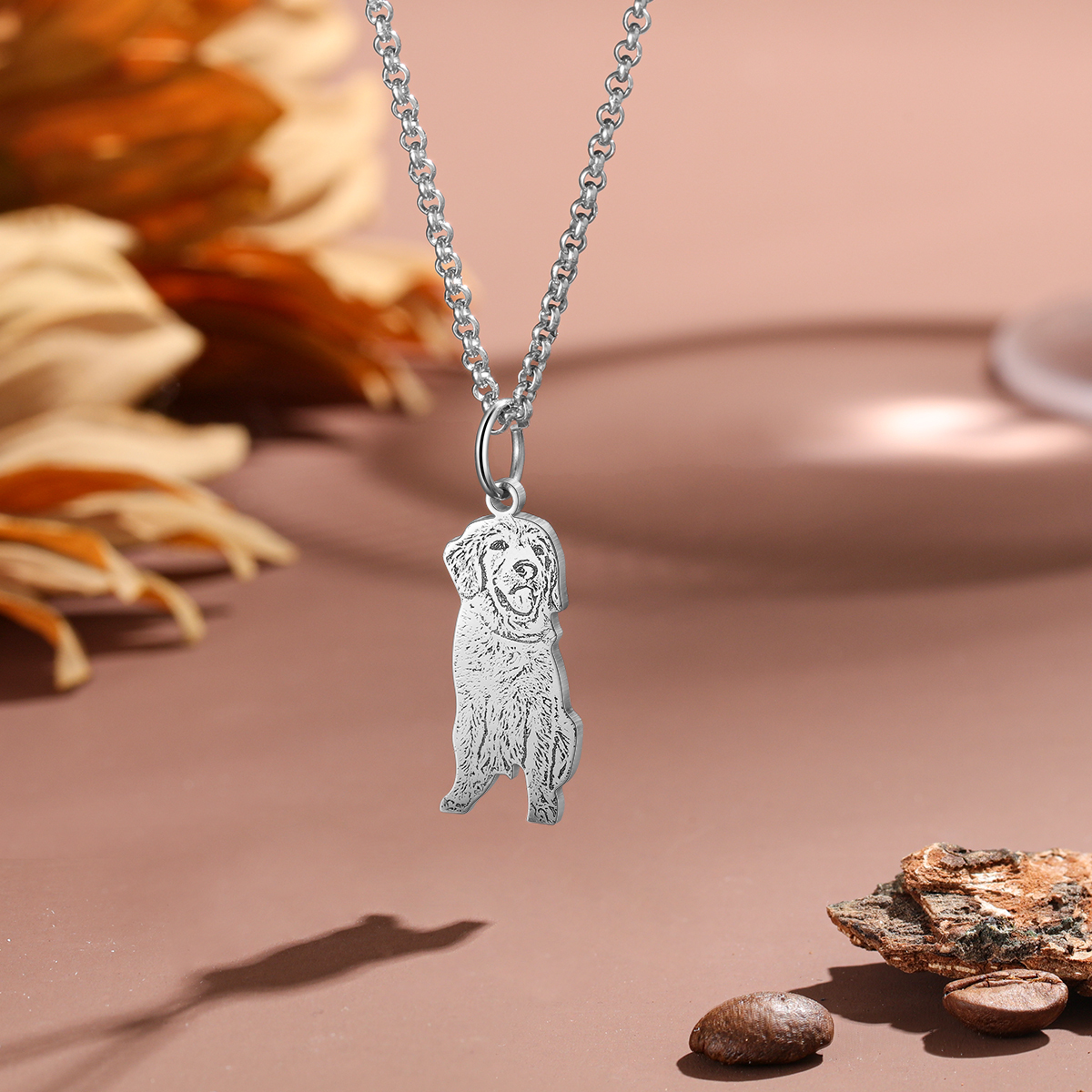 Personalised Pet Gift Custom 1 Pet Photo Necklace Gifts For Her-Jessemade AU