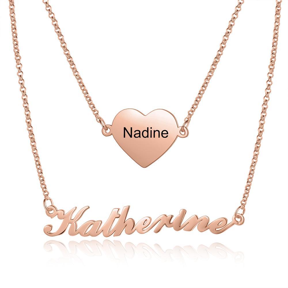 Personalised Necklace Custom 1 Name Necklace Gift For Her-Jessemade AU