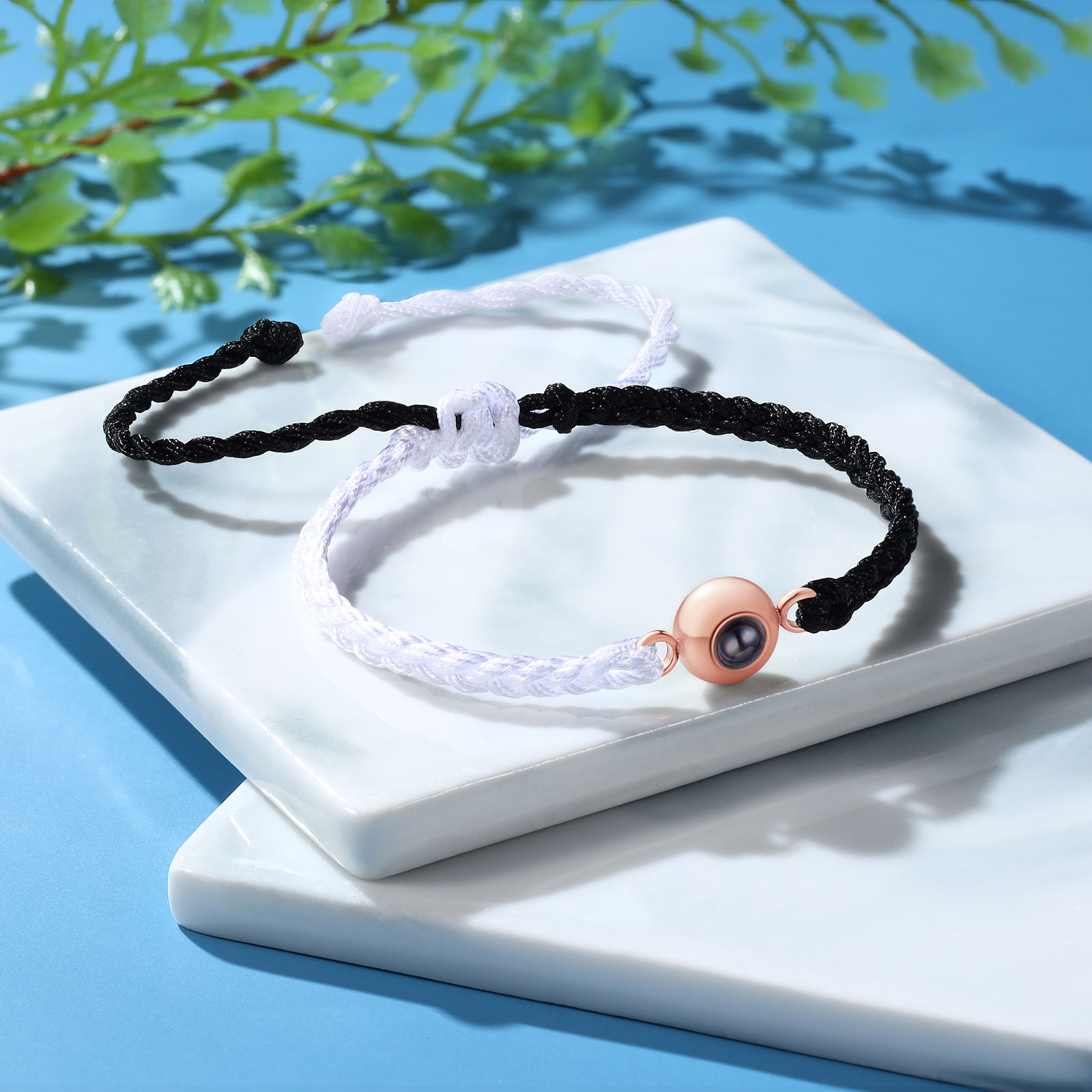 Personalised Projection Bracelet Customised Photo Bracelet Adjustable Bracelet Gift for Couples/Family/Friends-Jessemade AU