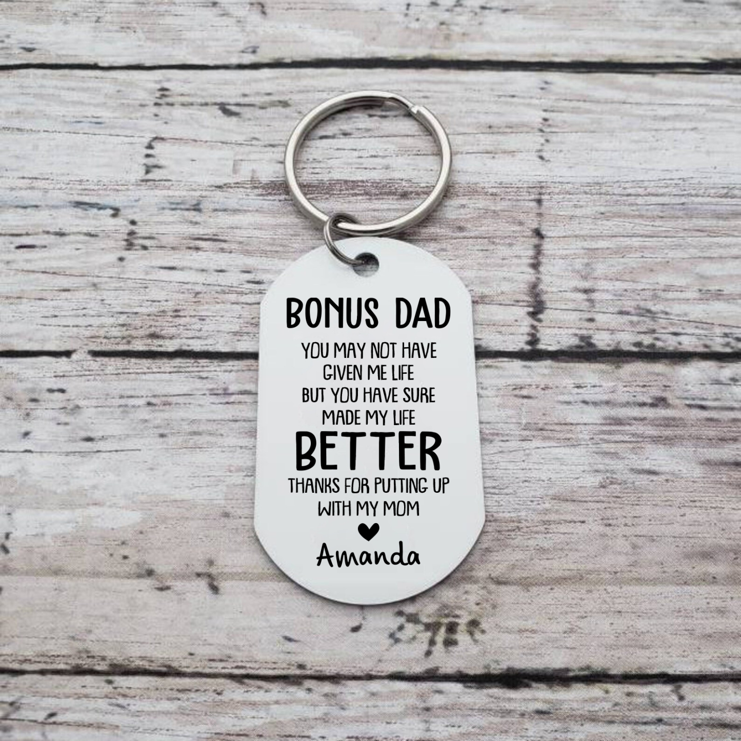 Personalised Photo Keychain Gifts for Dad-You Have Make My Life Better-Jessemade AU