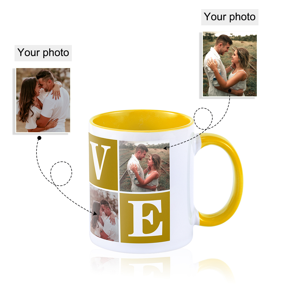 Personalised Photo Love Mug Cup Custom Photos Gifts For Her-Jessemade AU