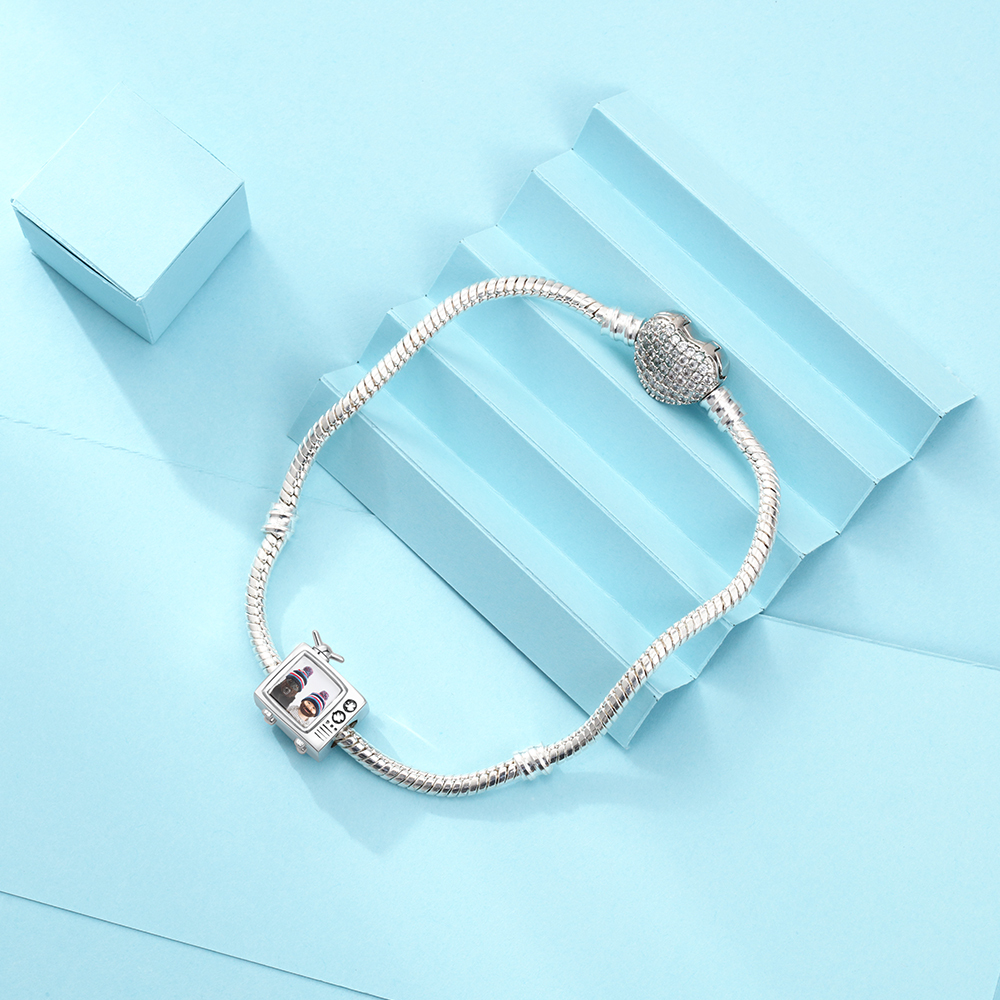 Camera Photo Custom Bracelet with 1 Charm-Jessemade AU