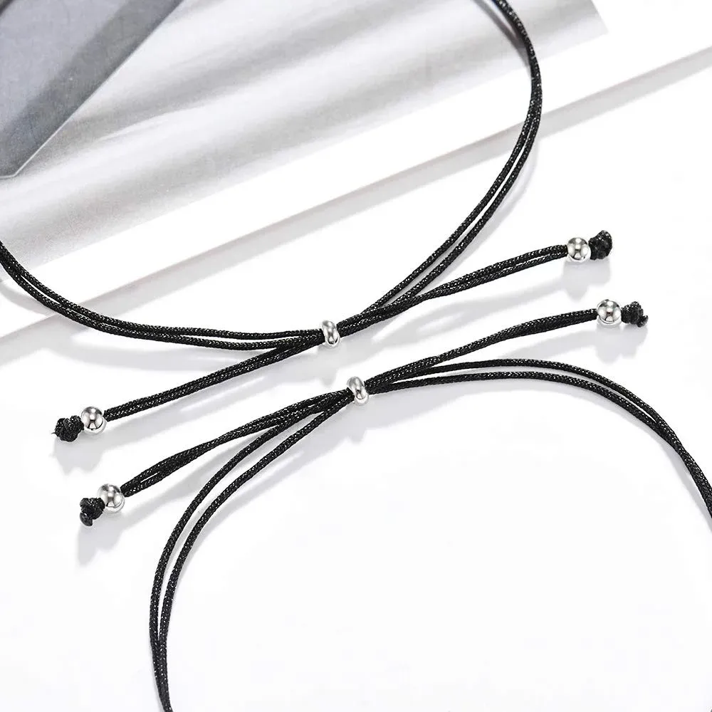 Mother and Daughter Love Heart Bracelet Set Back To School Gift Adjustable String Bracelet-Jessemade AU