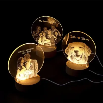 Personalised Photo Night Light LED Lamp for Family-Jessemade AU
