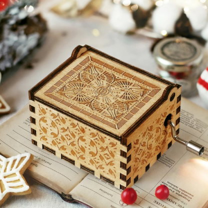 To My Daughter-Exquisite Wooden Music Box From Dad To Daughter-Jessemade AU