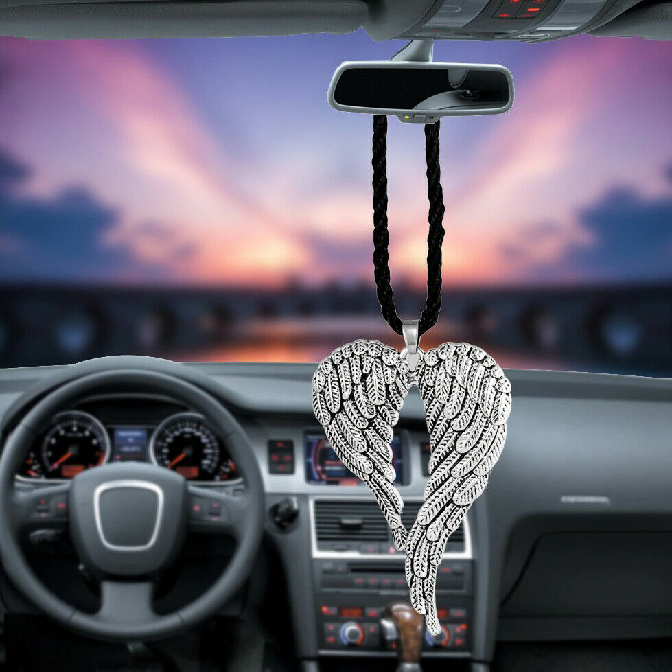 Personalised Wings Decorative Pendant Personalised Car Charm Hanging Ornament-Jessemade AU