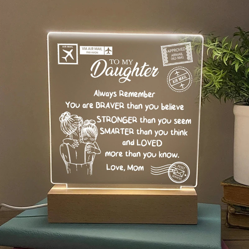 To My Daughter Night Light-Jessemade AU