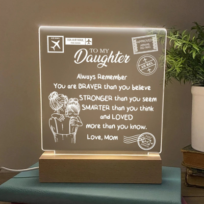 To My Daughter Night Light-Jessemade AU