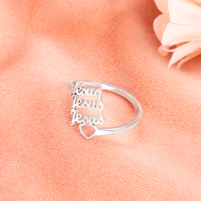 Personalised Family Name Ring Custom 3 Names Best Gift For Women-Jessemade AU