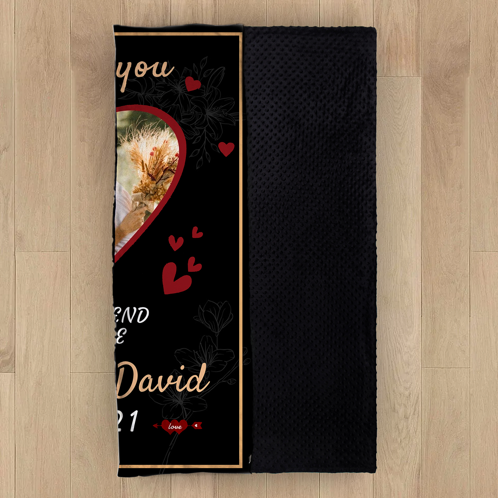 Personalised Couple Blanket Custom Photo Romantic Gift For Her-Jessemade AU
