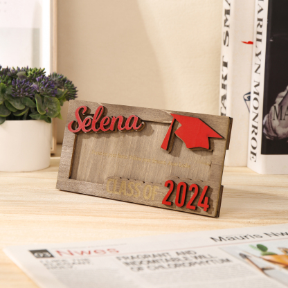 Class of 2024 Personalised Graduation Cash Clip Custom Name & Text Cash Box Creative Gifts for Her/Him-Jessemade AU