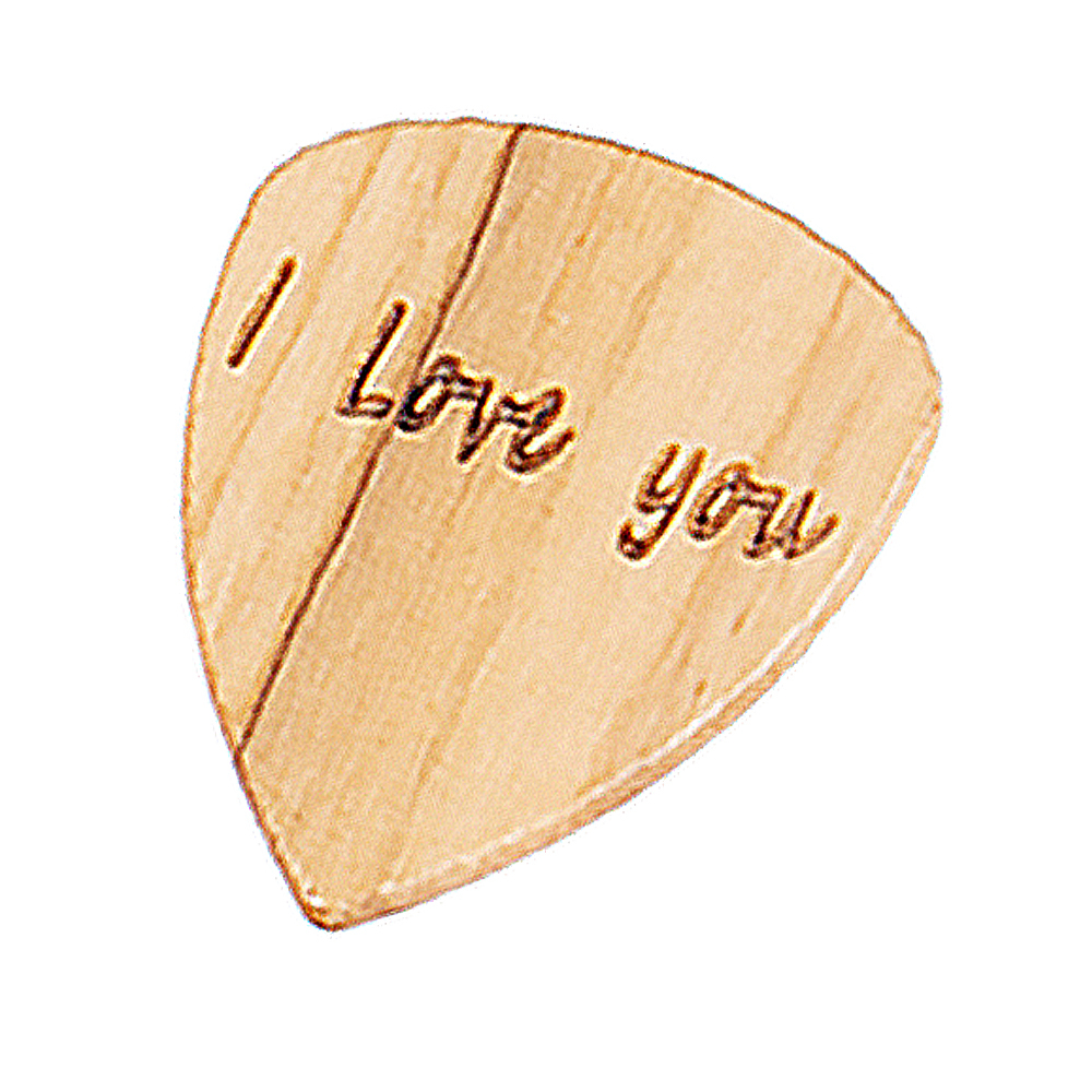 Personalised Guitar Picks Case Plectrum Box 3 Pcs Guitar Pick Wooden-Jessemade AU