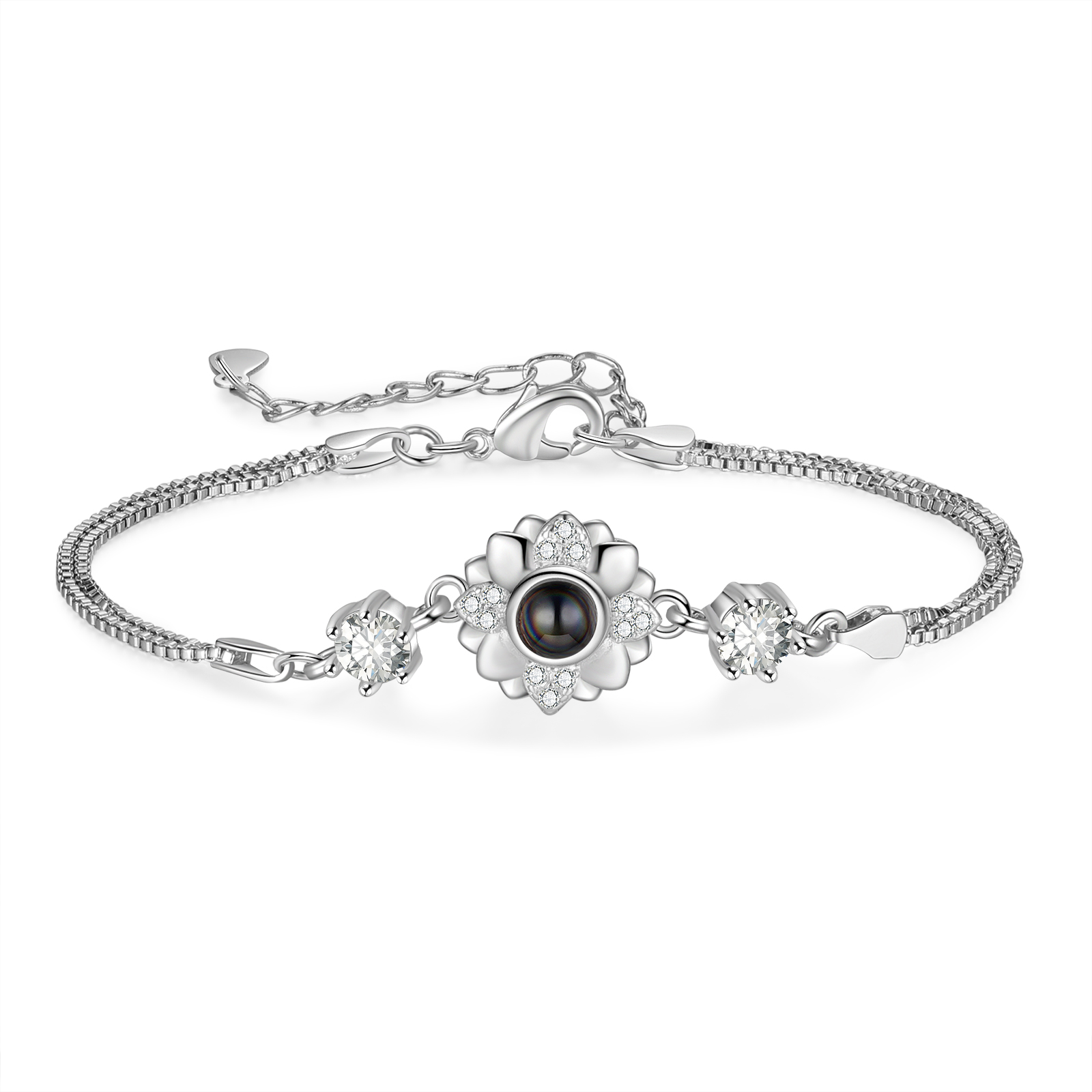 Personalised Projection Bracelet Custom Photo Bracelet Adjustable Bracelet Creative Gift for Her-Jessemade AU