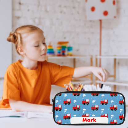Custom Name Pen Case Personalised  Small Cars Pen Bag Back to School Gifts for Students-Jessemade AU
