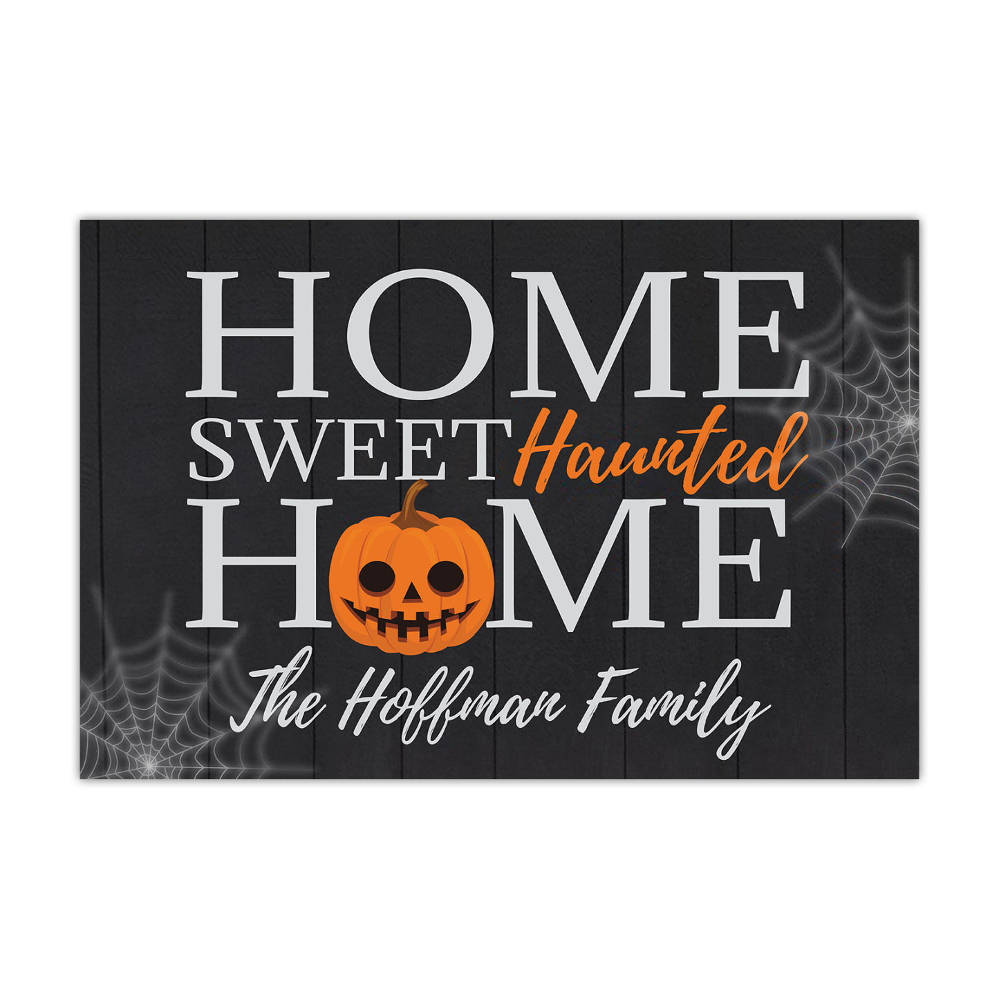 Personalised Halloween Doormat Pumpkin Doormat Home Decor - Sweet Haunted-Jessemade AU
