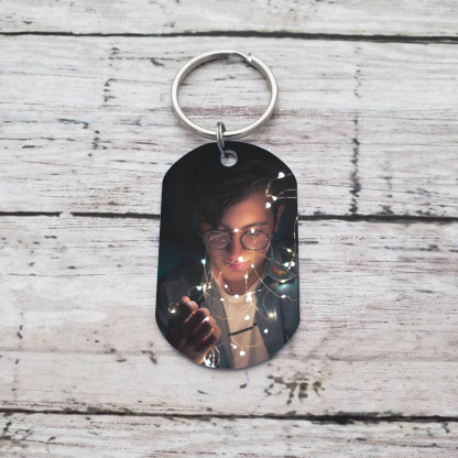 To My Son Keyring Custom Photo Keychain "I Am So Proud Of You" Personalised Gifts For Son-Jessemade AU