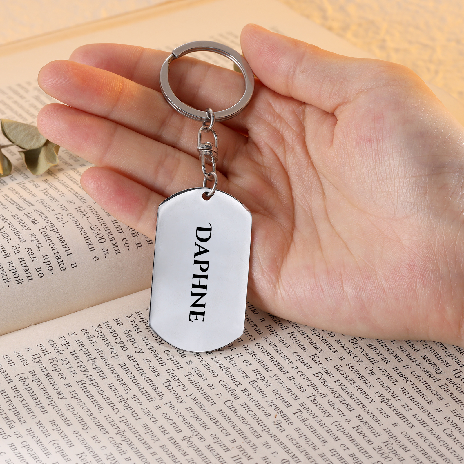 To My Badass Daughter Crown Keychain Custom Name Stainless Steel Keyring "I Will Love You Always"-Jessemade AU