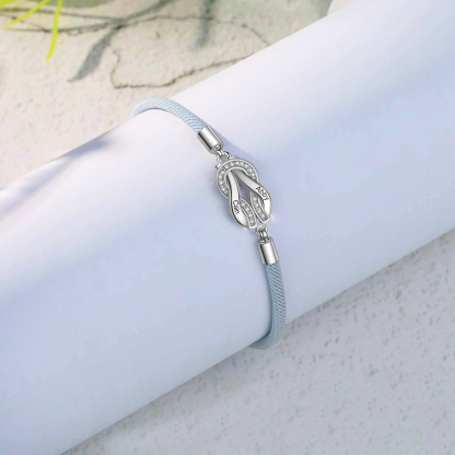 Customised 2 Names Couple Bracelet Adjustable Bracelet Personalised Gift for Her-Jessemade AU