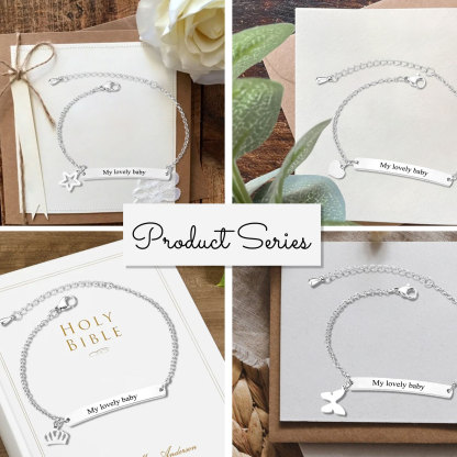 Custom 1 Name Bracelet Personalised Crown Bracelet Love Gifts For Her-Jessemade AU